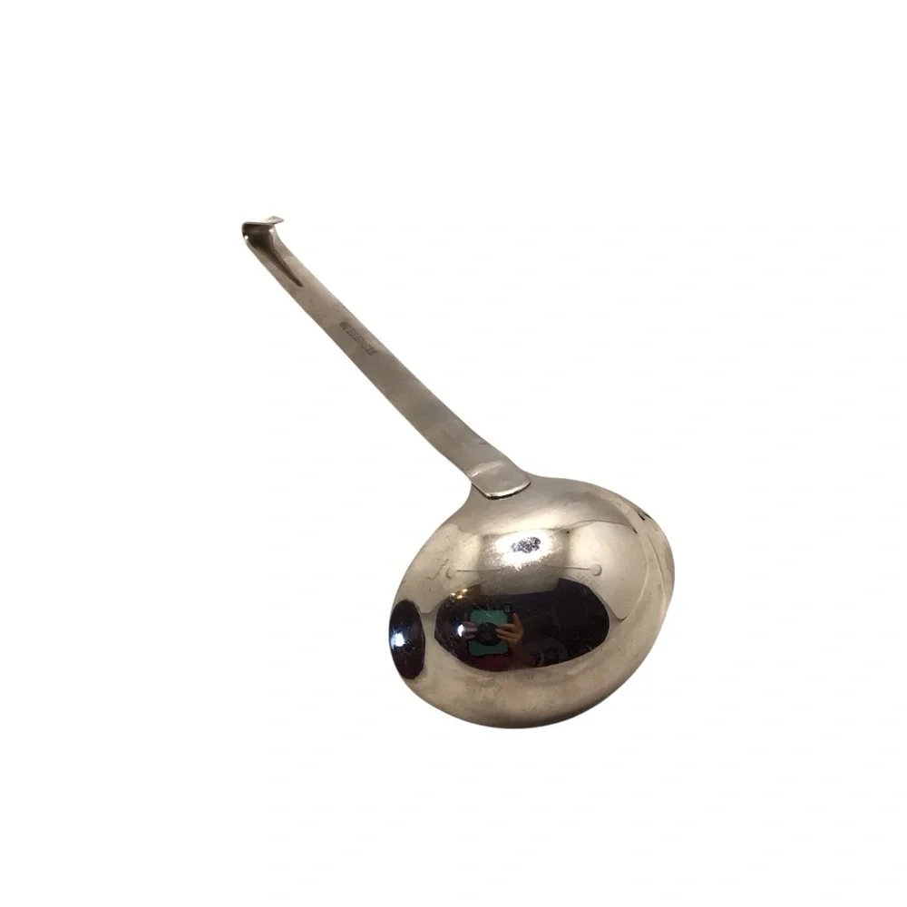 18/10 Stainless Steel Soup Ladle 12” Hanging Handle Kitchen Utensil